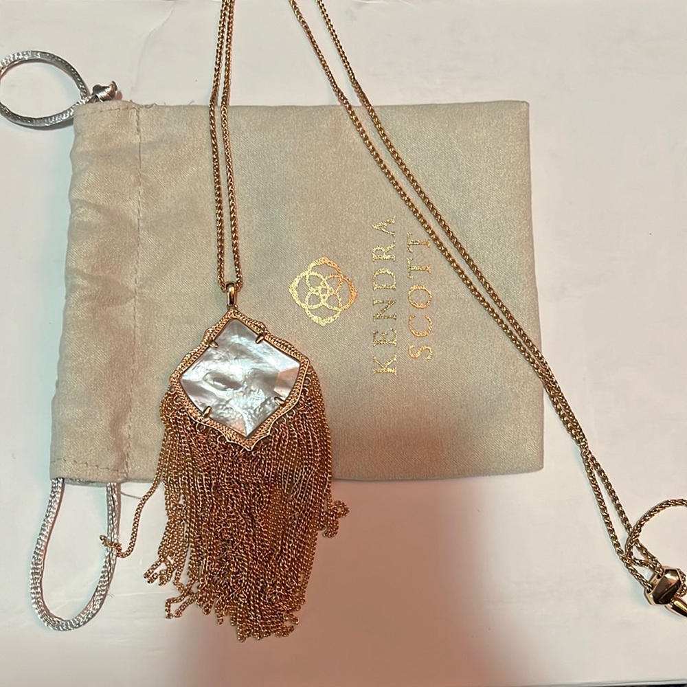 Kendra Scott Kingston Pendant Tassel Necklace